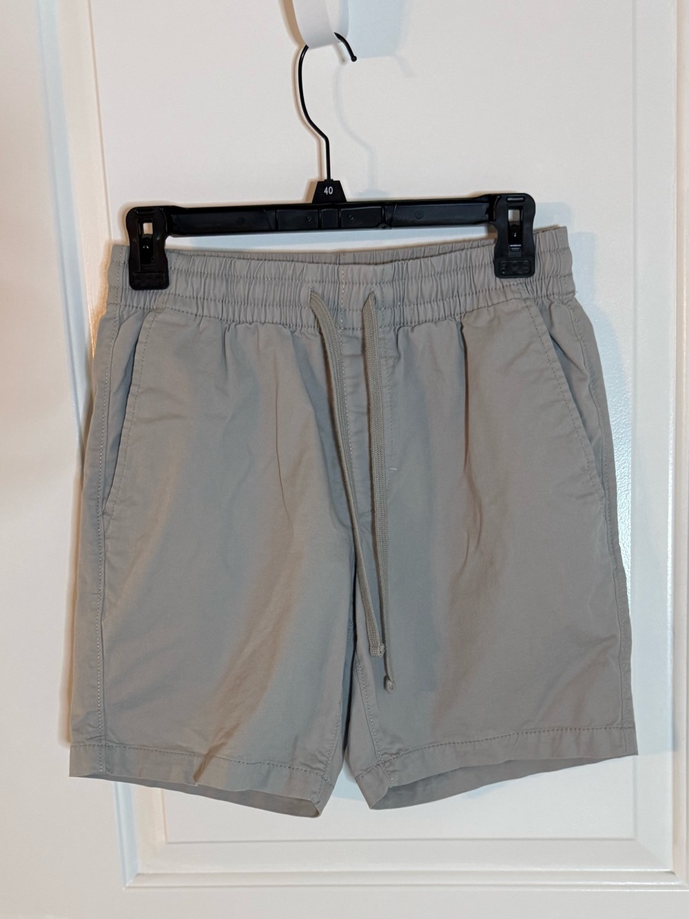 Sonoma Men's Light Gray Elastic-Waist Chino Pull-up Shorts